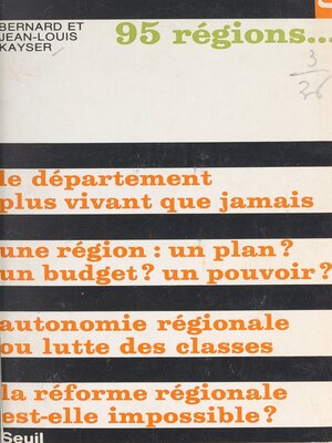 cover image of 95 régions...
